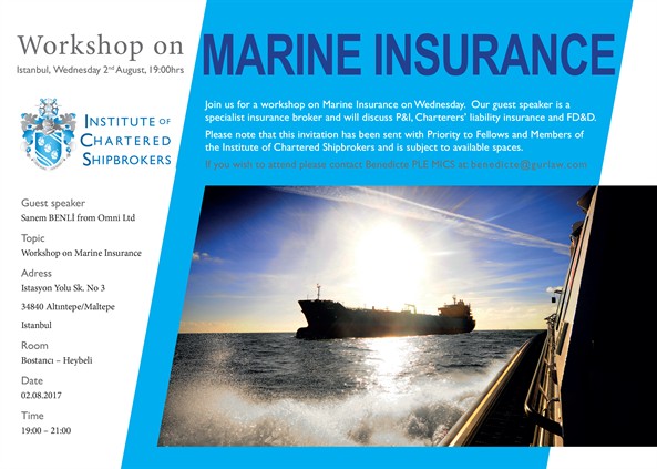 201707 - Turkey workshop on Marine Insurance final